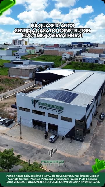 Fachada da loja Ferbraço em Nova Serrana